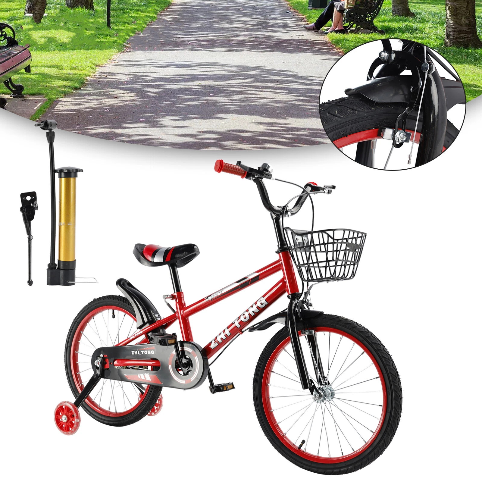 Child Bicycle Boys and Girls Adjustable Seat Bottle Cage Holder