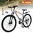 26 inch 27 Speed Disc Brake MTB Adult w/ Cup Holder Fender Silver (Copy)