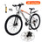 26 inch 27 Speed Disc Brake MTB Adult w/ Cup Holder Fender Silver (Copy)