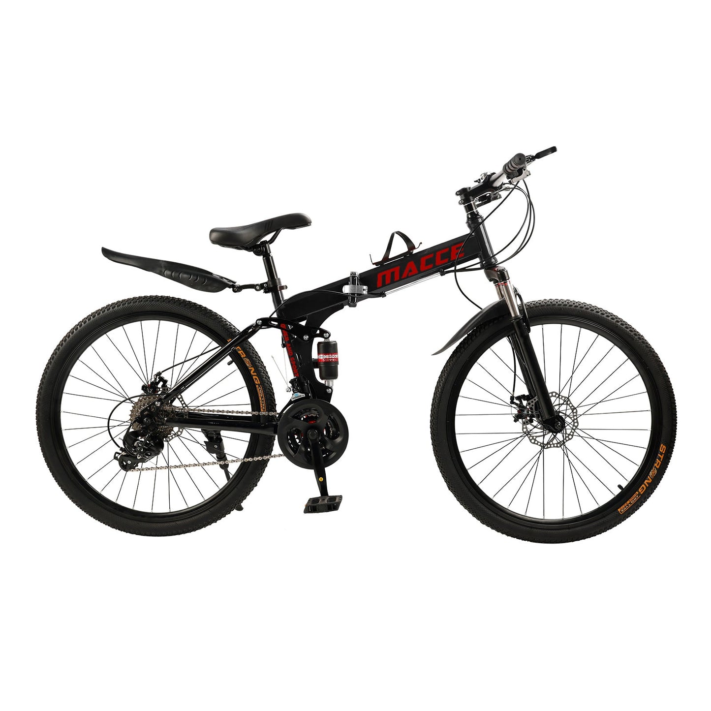 26 inch 27 Speed Folding Mountain Bike Double disc brake MTB Adults
