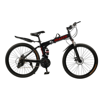 26 inch 27 Speed Folding Mountain Bike Double disc brake MTB Adults