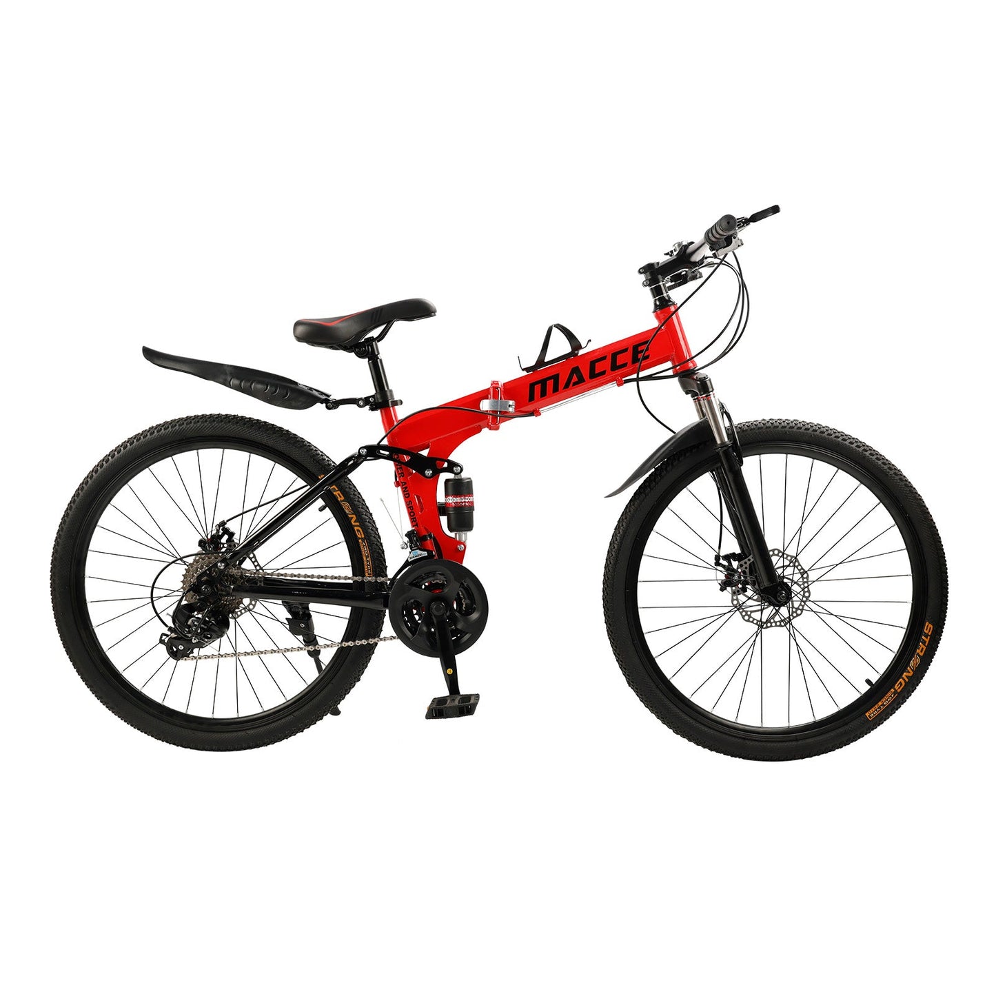 26 inch 27 Speed Folding Mountain Bike Double disc brake MTB Adults