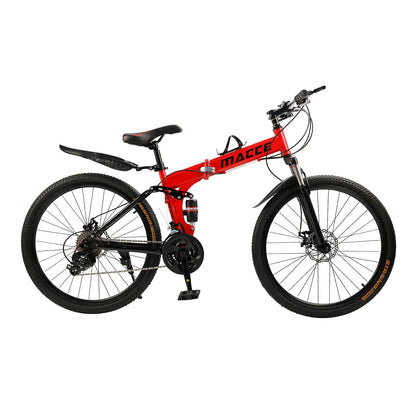26 inch 27 Speed Folding Mountain Bike Double disc brake MTB Adults