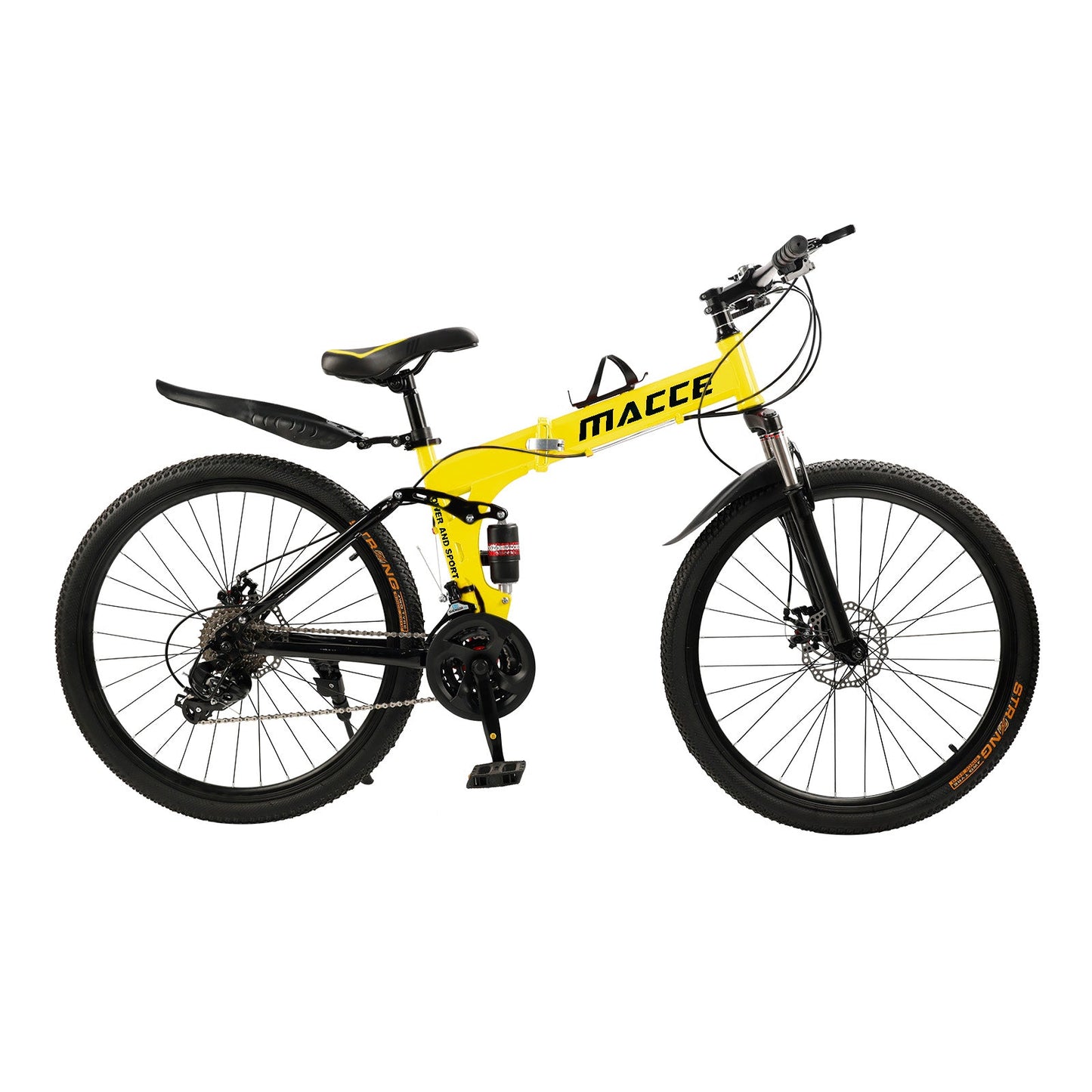 26 inch 27 Speed Folding Mountain Bike Double disc brake MTB Adults