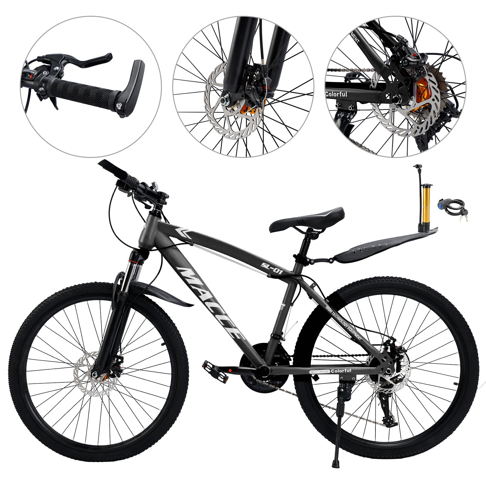 26 inch 27 Speed Double Disc Brake Suspension MTB Adult Bike (Copy)