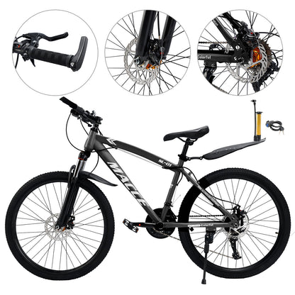 26 inch 27 Speed Double Disc Brake Suspension MTB Adult Bike