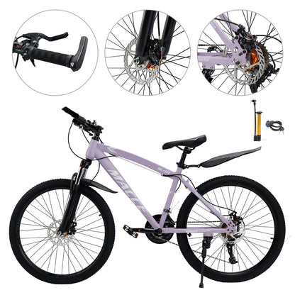 26 inch 27 Speed Double Disc Brake Suspension MTB Adult Bike