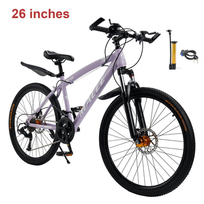 26 inch 27 Speed Double Disc Brake Suspension MTB Adult Bike