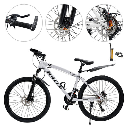 26 inch 27 Speed Double Disc Brake Suspension MTB Adult Bike