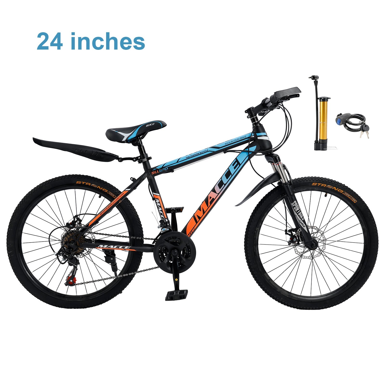 24 inch 24 Speed MTB Adult Mountain Bicycle w/ Fender (Copy)