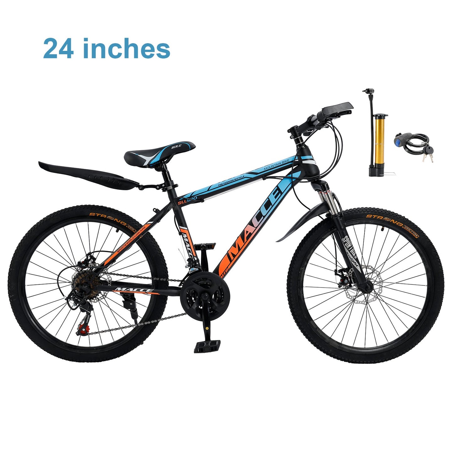 24 inch 24 Speed MTB Adult Mountain Bicycle w/ Fender (Copy)