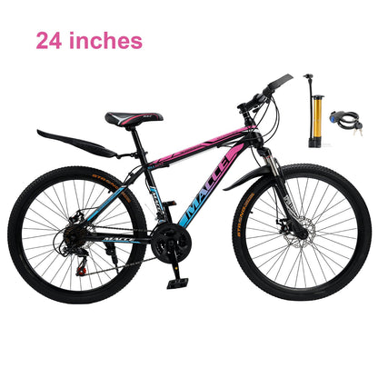 24 inch 24 Speed MTB Adult Mountain Bicycle w/ Fender