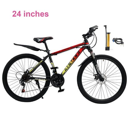 24 inch 24 Speed MTB Adult Mountain Bicycle w/ Fender