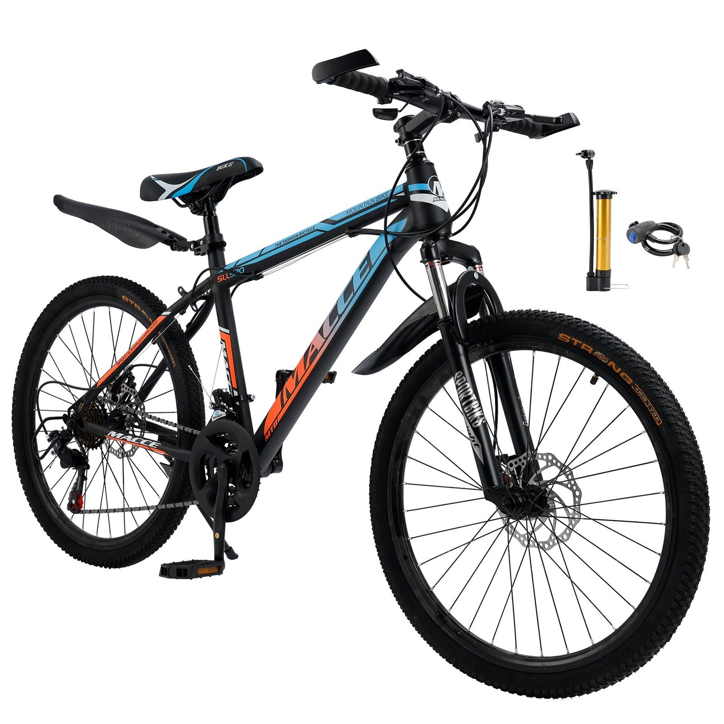 26 inch 24-Speed Mountain Bike with Suspension & Dual Disc Brakes (Copy)