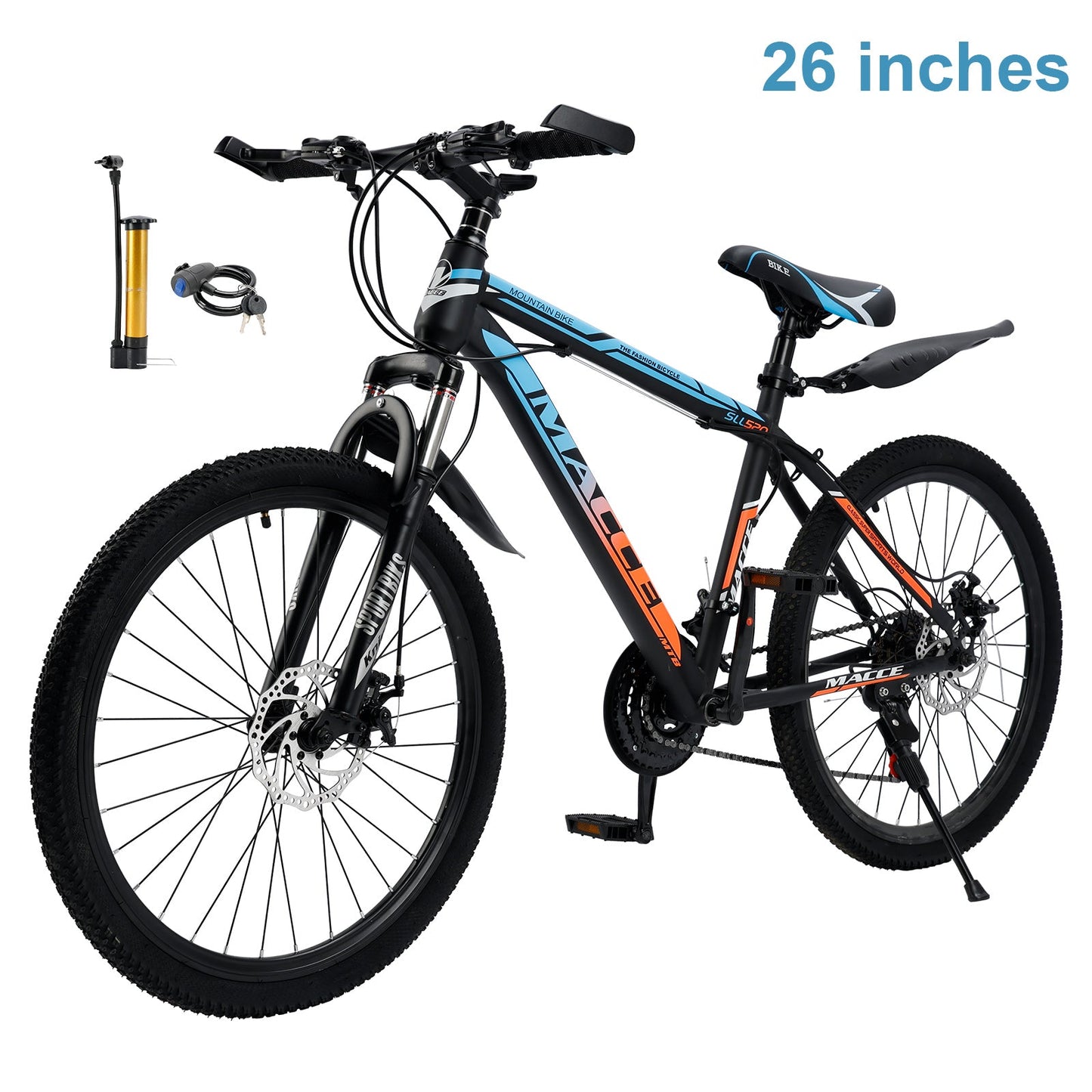 26 inch 24-Speed Mountain Bike with Suspension & Dual Disc Brakes (Copy)