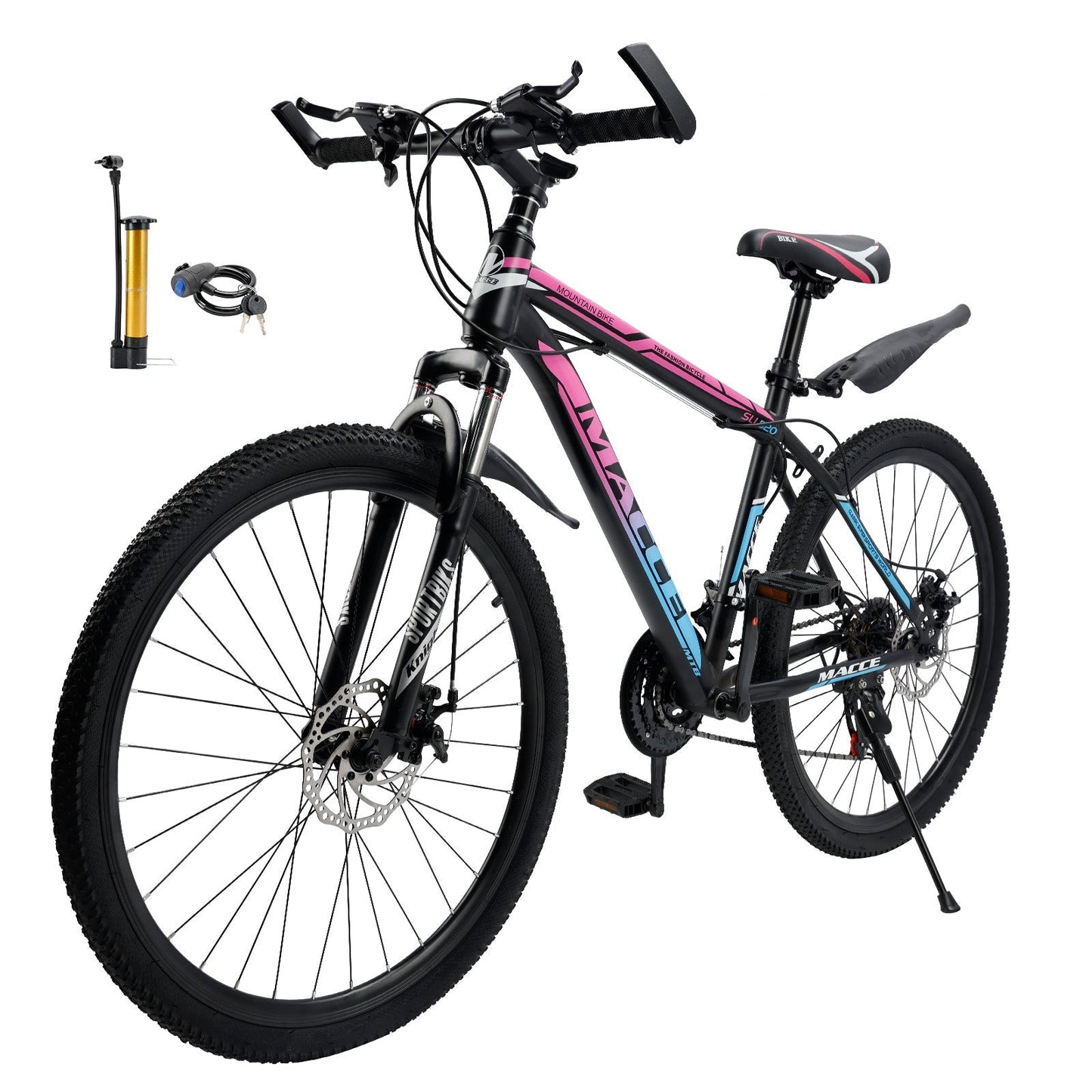 Stylish 26-Inch Bike with Suspension & 24-Speed Gears