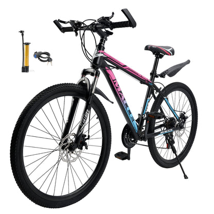 Stylish 26-Inch Bike with Suspension & 24-Speed Gears