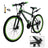 26 inch 24 Speed MTB w/ Disc Brake Mountain Bike Black+Green (Copy)