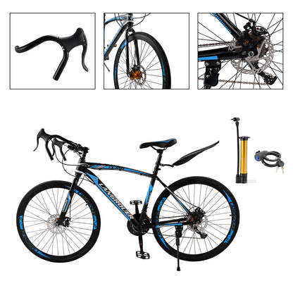 26 inch 27 Speed Road Bike Racing Bicycle Carbon Steel 700C For Adult (Copy)