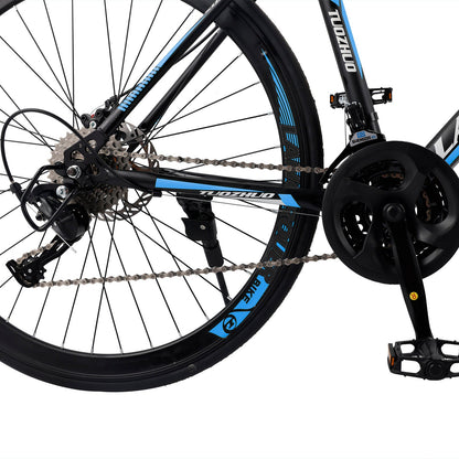 26 inch 27-Speed Road Bike with Disc Brakes & Advanced Suspension