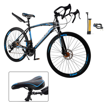 26 inch 27-Speed Road Bike with Disc Brakes & Advanced Suspension