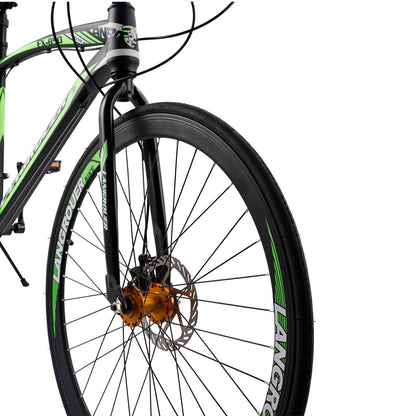 27-Speed Road Bike with Disc Brakes & Stylish Suspension 26 inch