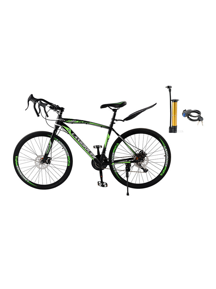 27-Speed Road Bike with Disc Brakes & Stylish Suspension 26 inch