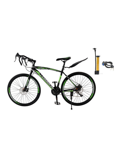 27-Speed Road Bike with Disc Brakes & Stylish Suspension 26 inch