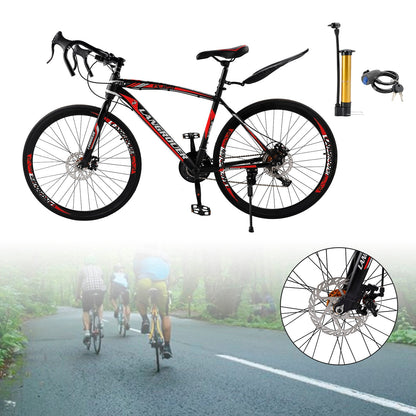 26 inch Dynamic 27-Speed Road Bike for Men & Women