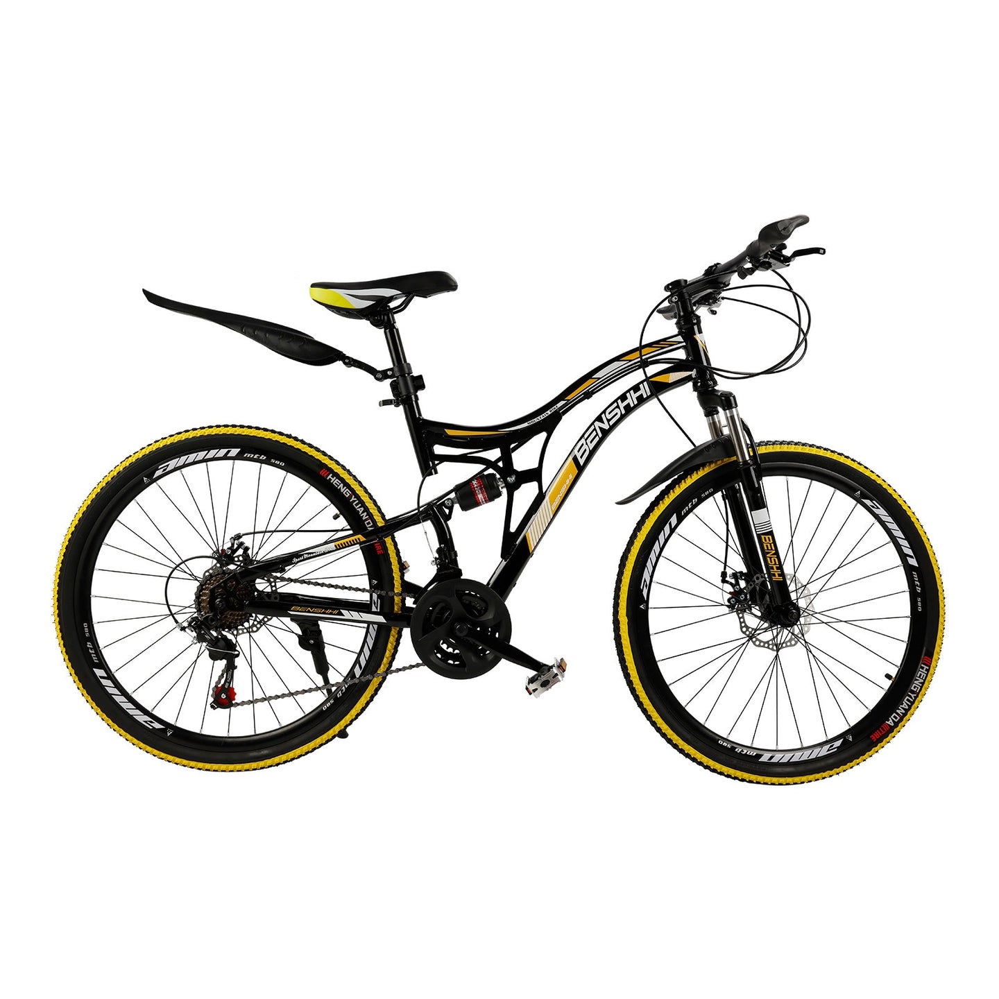 26 inch Mountain Bike 21 Speed Teen Full Suspension Thumb Shifter (Copy)
