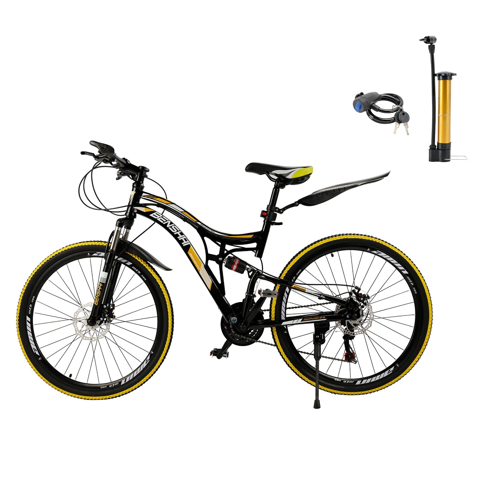 26 inch Mountain Bike 21 Speed Teen Full Suspension Thumb Shifter (Copy)