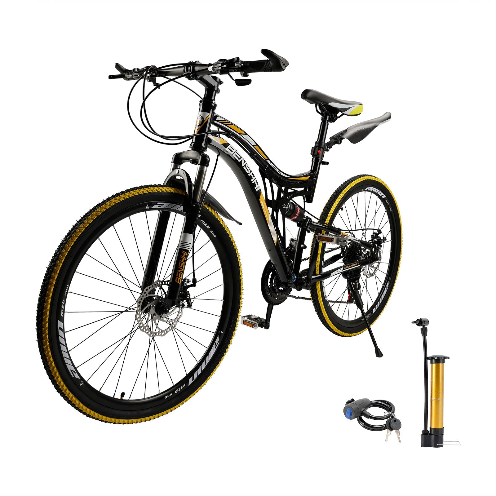 26 inch Mountain Bike 21 Speed Teen Full Suspension Thumb Shifter (Copy)