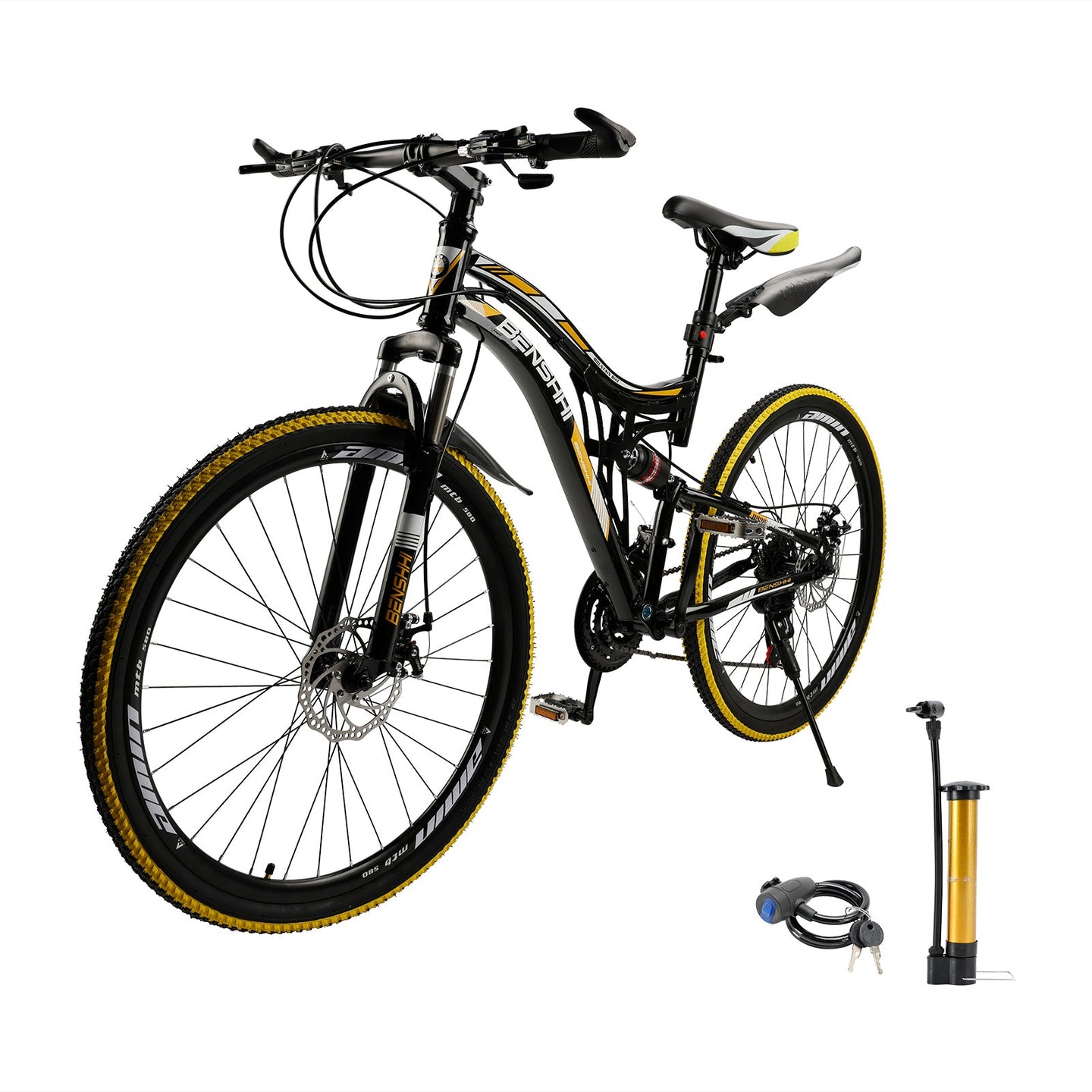 26 inch Mountain Bike 21 Speed Teen Full Suspension Thumb Shifter (Copy)