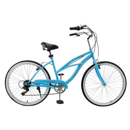 26 inch 7 Speed Urban Lady Girl's Beach Cruiser Bike Women's (Copy)
