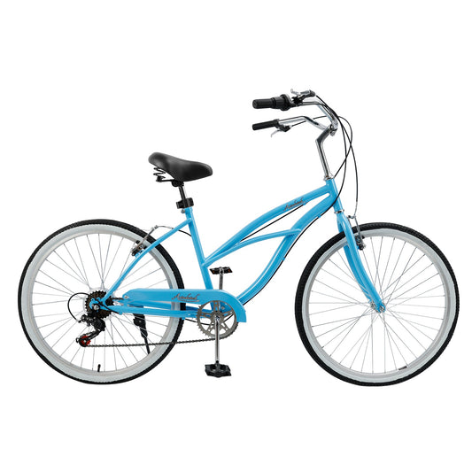 26 inch 7 Speed Urban Lady Girl's Beach Cruiser Bike Women's