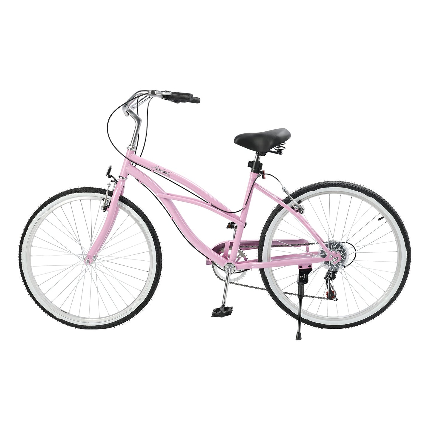 26 inch 7 Speed Urban Lady Girl's Beach Cruiser Bike Women's