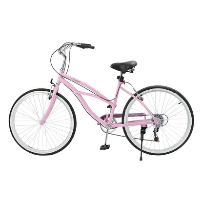 26 inch 7 Speed Urban Lady Girl's Beach Cruiser Bike Women's (Copy)