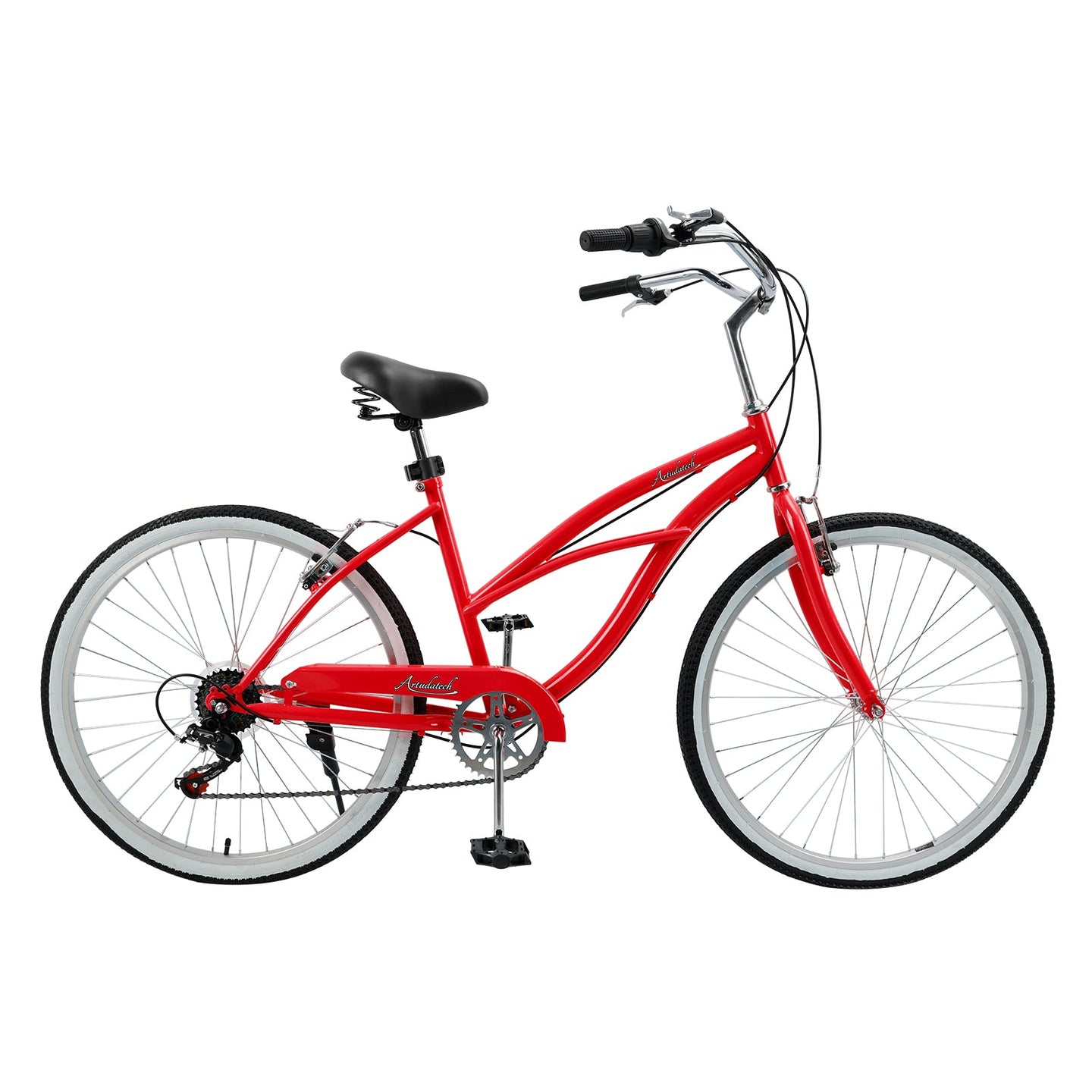 26 inch 7 Speed Urban Lady Girl's Beach Cruiser Bike Women's