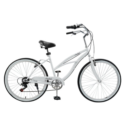 26 inch 7 Speed Urban Lady Girl's Beach Cruiser Bike Women's (Copy)