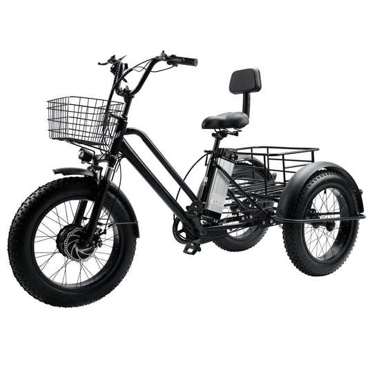 500W 48V 13A Electric Tricycle 3 Wheel Fat Tire E-Bike Snow (Copy)