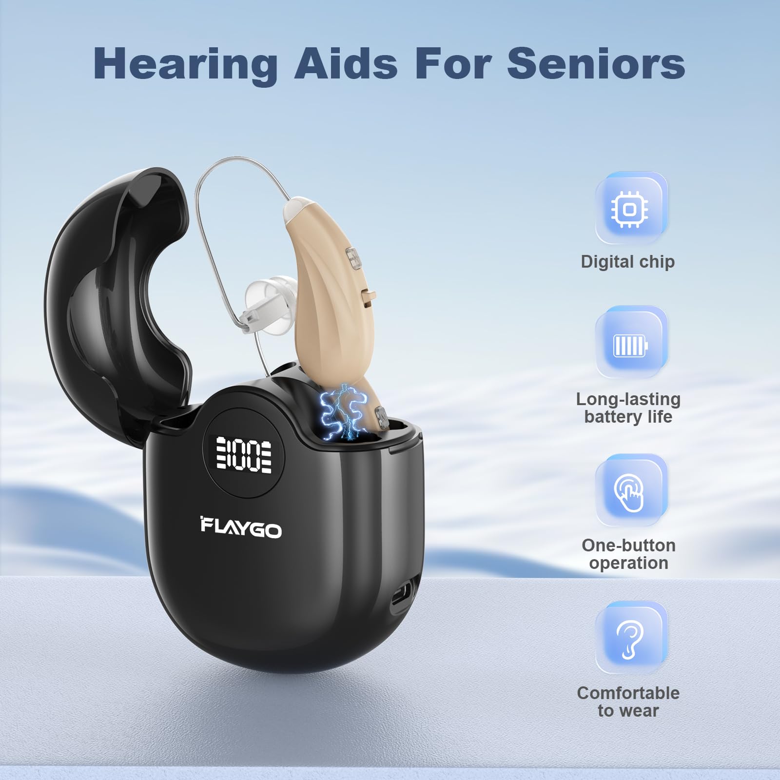 Flaygo AirClear Mini Rechargeable Sound Amplifier