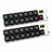 14-Compartment Pill Organizer with 4 Daily Reminder Alarms