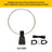 GA-800 Active Loop Antenna Shortwave Antenna 10KHz-159MHz HF Portable for Radios