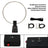 GA-800 Active Loop Antenna Shortwave Antenna 10KHz-159MHz HF Portable for Radios