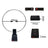 GA-800 Active Loop Antenna Shortwave Antenna 10KHz-159MHz HF Portable for Radios