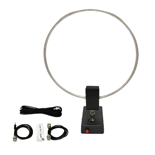 GA-800 Active Loop Antenna Shortwave Antenna 10KHz-159MHz HF Portable for Radios