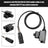 6-Pin U94 PTT Key Switch Connector For AN/PRC-152 AN/PRC-148 Radio Handle U329
