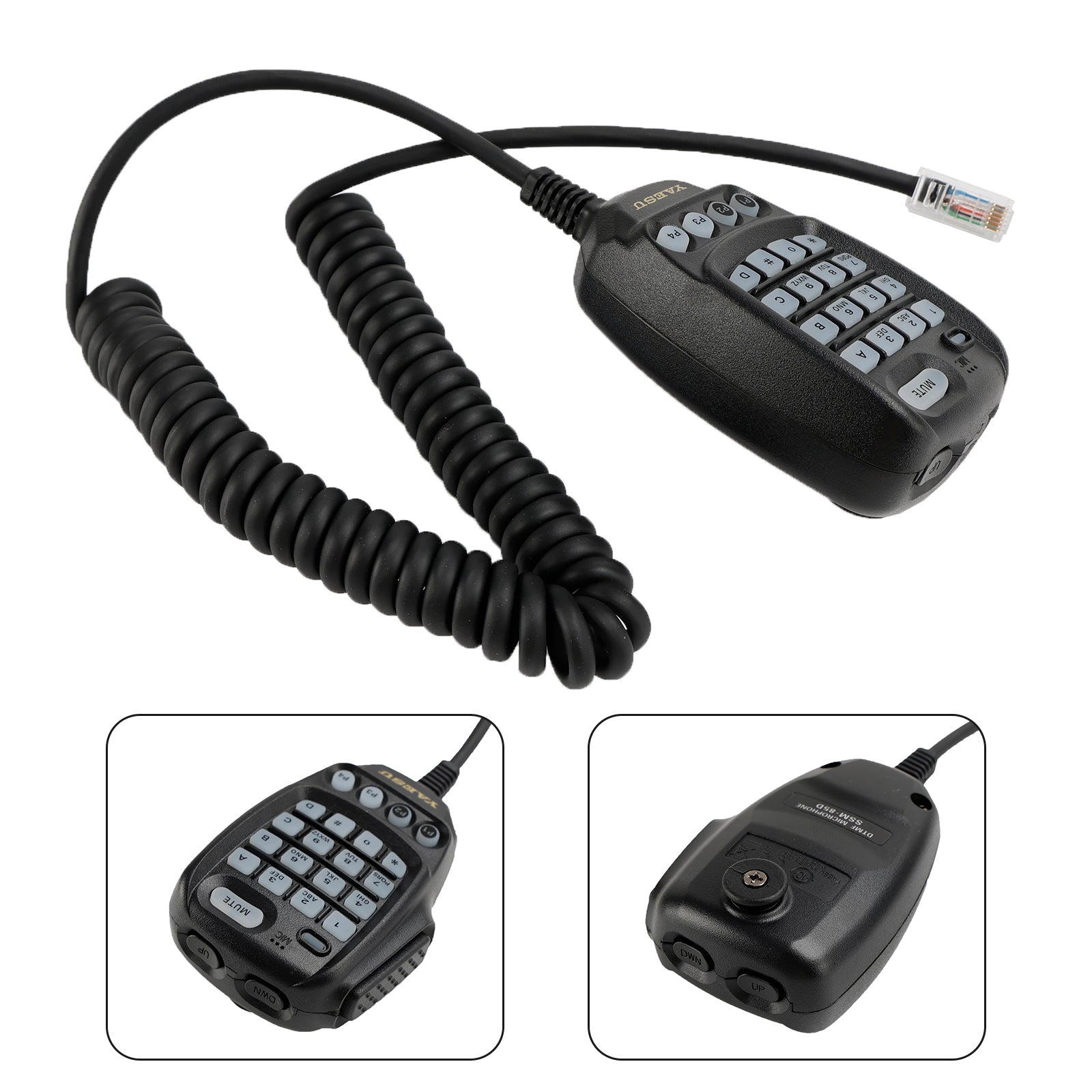 Microphone Car Mic Fit for YAESU SSM-85D walkie-talkie Radio Megaphone Handle