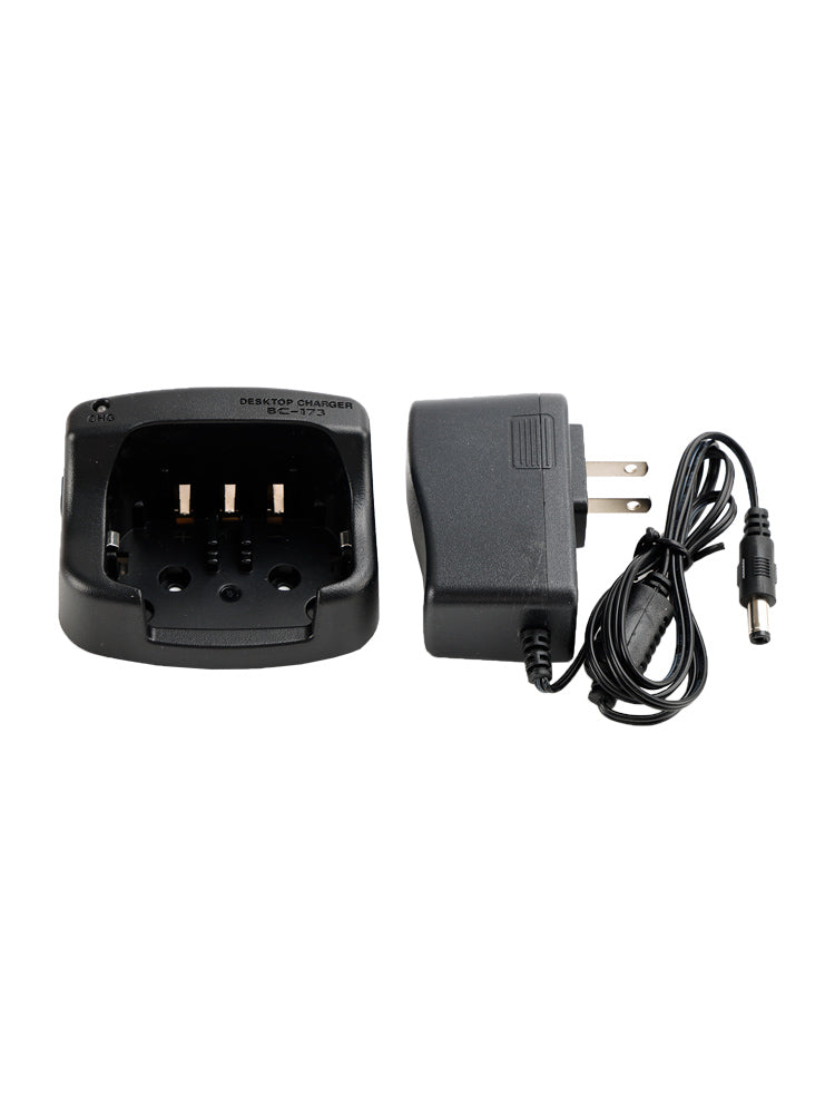 BC-173 Charger BP224 Battery Fast Rapid Dock for ICOM IC-M31 M32 M2A M21 US Plug