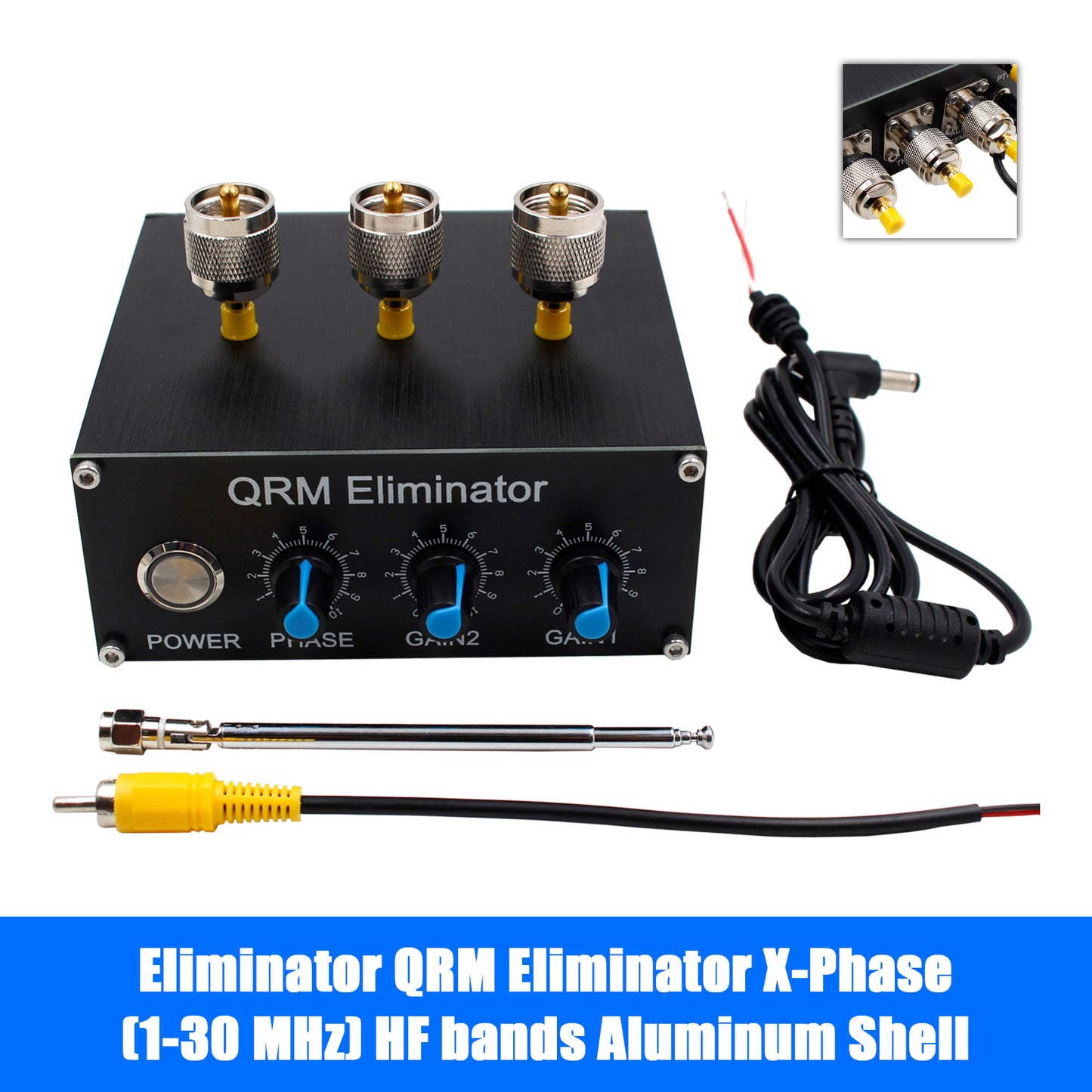 The Latest Eliminator QRM Eliminator X-Phase (1-30 MHz) HF bands Aluminum Shell
